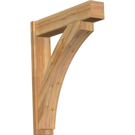 Thorton Block Rough Sawn Outlooker, Western Red Cedar, 8W X 36D X 44H